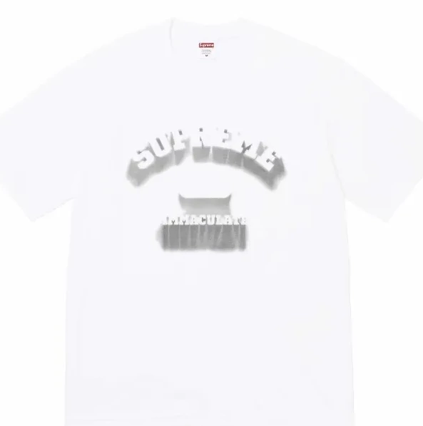 24SS XL 3D Black and S White L Shadow sleeved Shadow T-shirt Tee Logo M Short 0825